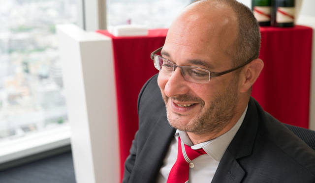 <strong>G.H.MUMM｜G.H.マム</strong><br />セラーマスター（最高醸造責任者）のディディエ・マリオッティ（Didier Mariotti）氏