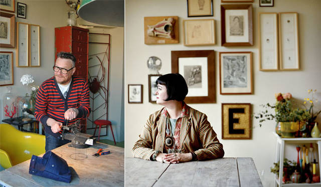 <strong>Bazar et Garde-Manger｜バザー・エ・ガルド-モンジェ</strong><br />左／フランク・ドラ、右／マルト・デムラン