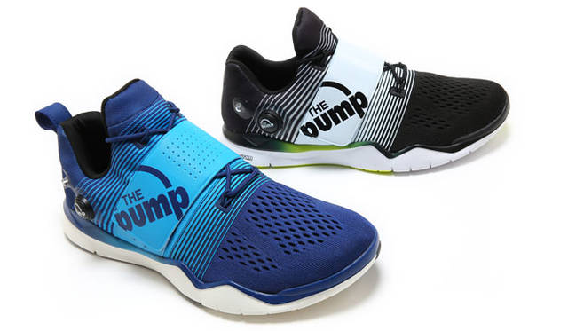<strong>Reebok｜リーボック</strong><br />ジーポンプ フュージョンのテクノロジーを搭載した「Training Pump（トレーニング ポンプ）」（8月1日発売）各1万5120円