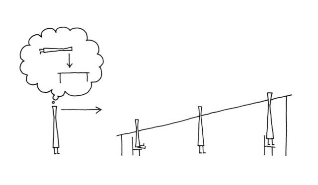 <strong>nendo｜ネンド</strong><br />ミラノ万博（2015年ミラノ国際博覧会）日本館内ギャラリー　イメージスケッチ