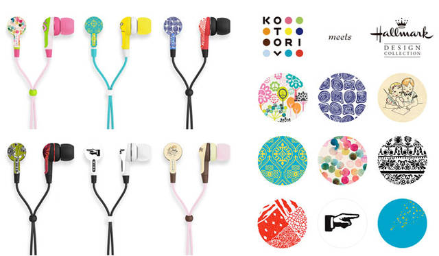 <strong>KOTORI｜コトリ</strong><br />コラボレーションイヤフォン「KOTORI 101 meets Hallmark」　© Hallmark Cards, Inc.