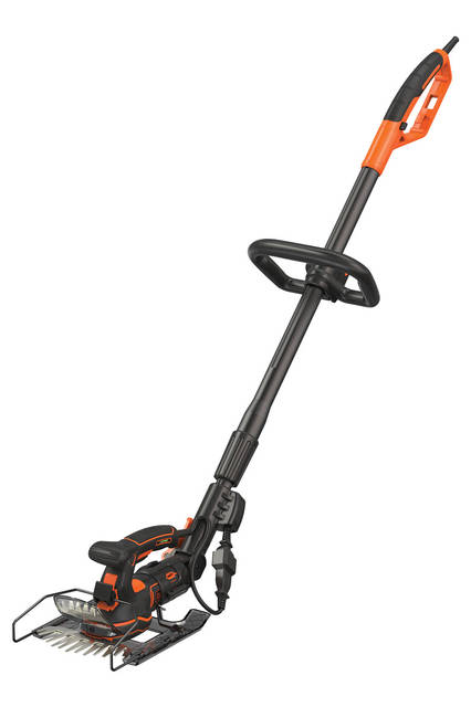 <strong>BLACK+DECKER｜ブラック・アンド・デッカー</strong><br />園芸工具「5in1ポールヘッジ＆芝生バリカン」　芝刈機モード（広範囲の芝刈り）