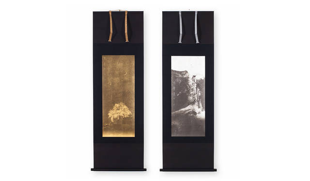 川上シュン（写真左から）『夜桜』『滝』