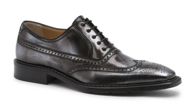 <strong>a.testoni｜ア・テストーニ</strong><br />2015-16年秋冬コレクション　「ブラック・ラベル（Black Label）」ライン（M11559UBG）14万5800円