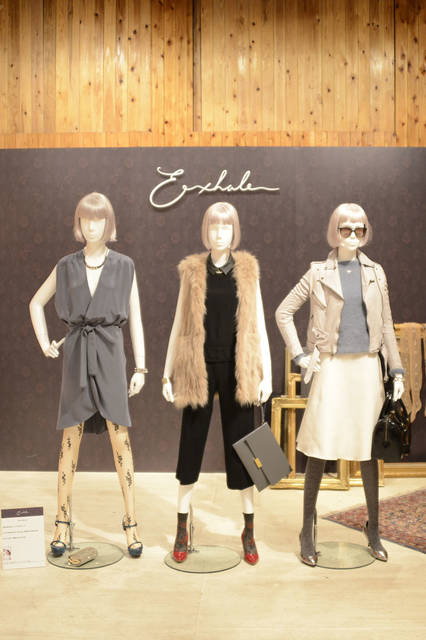 レッグウェアブランド「Exhale（エクスエール）」（2015年7月上旬発売）