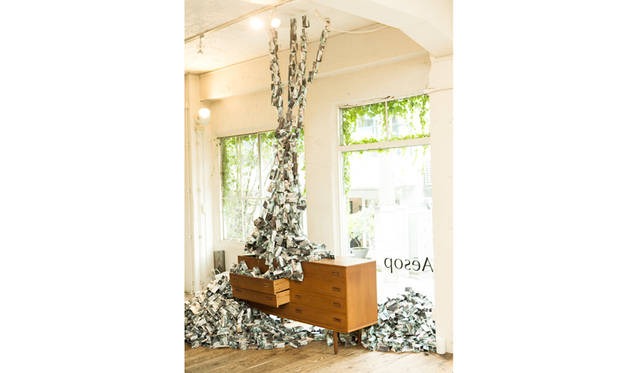 パッケージを使った会場のデコレーション