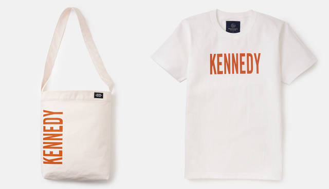 「Kennedy」Tシャツ7344円、バッグ8100円