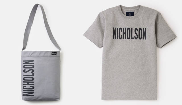 「Nicholson」Tシャツ7344円、バッグ8100円