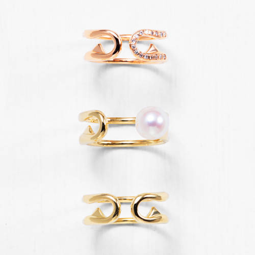 PINS Ring 上：11万3400円　真ん中：8万6400円 下：7万200円