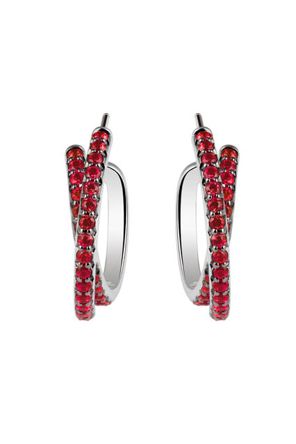 Twisted RubyEarrings