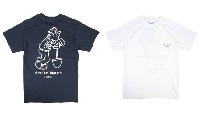 <strong>JanSport｜ジャンスポーツ</strong><br />Delicious×ビートル・ベイリー コラボTシャツ「beetle bailey for Delicious / beetle bailey for Delicious Pocket Tee」5800円