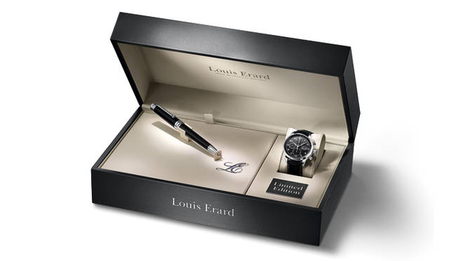 <strong>1931 クロノ ビンテージ（モンテグラッパ＋ボックスセット）</strong><br />ケース｜ステンレススチール<br />直径｜縦42.5mm<br />ムーブメント｜自動巻き（Cal.7750）<br />機能｜クロノグラフ（30分積算計、12時間積算計）、曜日表示、日付表示<br />ストラップ｜レザー<br />防水性｜50ｍ<br />限定数｜500本<br />発売時期｜9月予定<br />価格｜39万9600円<br />