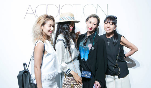 アーティストやモデルにもADDICTION愛用者は多い。BENIやfalineオーナーのBabymary、マドモアゼル・ユリアも発表会に姿を表した。