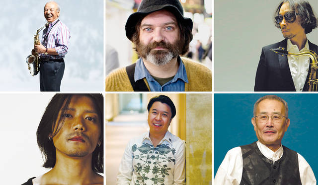 9月19日（土）～9月21日（月・祝）出演者：山下洋輔スペシャルクインテット（山下洋輔、坂井紅介、本田珠也、類家心平、菊地成孔）／サダオ with LA Trio ラッセル・フェランテ、ウィリアム・ケネディ and エドウィン・リヴィングストン／坂田明、ジム・オルーク、スガダイロー、山本達久／デイヴ・ウェックル＆小曽根 真 feat. トム・ケネディ、ゲイリー・ミーク／金子マリ／上田正樹 ほか<br/><br/>PHOTO CREDIT｜左上: Masaya Takagi.