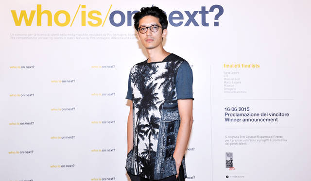 「WHO IS ON NEXT？　UOMO」のグランプリを獲得したのは「Vittorio Branchizio（ヴィットリオ・ブランキジオ）」。<br/>PHOTO: Photo Studio Nonamephoto