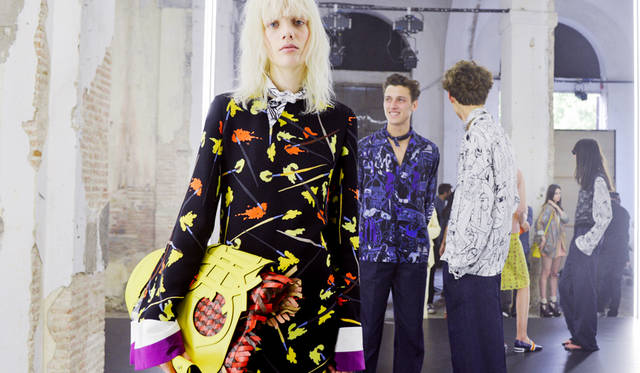 「EMILIO PUCCI（エミリオ・プッチ）」は、あらたなデザイナーを迎えたコレクションで、プレゼンテーションを披露した<br/>PHOTO: Vanni Bassetti