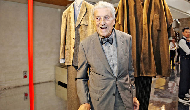 イタリアのメンズファッションの中心人物として君臨してきたチェルッティ氏の功績を称え、アイデアとスタイルに捧げられた「Nino Cerruti」初のエキシビション「Il Signor Nino」会場より<br/>©Pitti Immagine