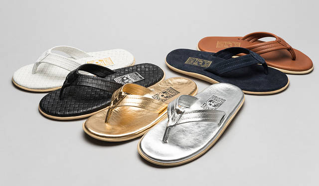 「World Sandals Market」　ブランド「ISLAND SLIPPER（アイランドスリッパ）」（アメリカ）　左（2足）1万7280円、ほか1万4904円