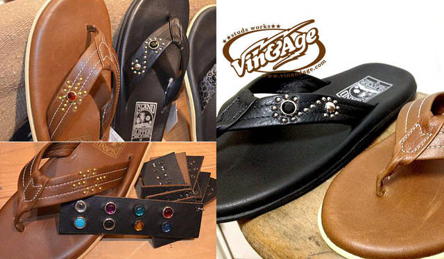 「World Sandals Market」　ヘッドウィズのスタッズサービスは、期間中の土日のみ開催で、片足（1カ所）3000円より
