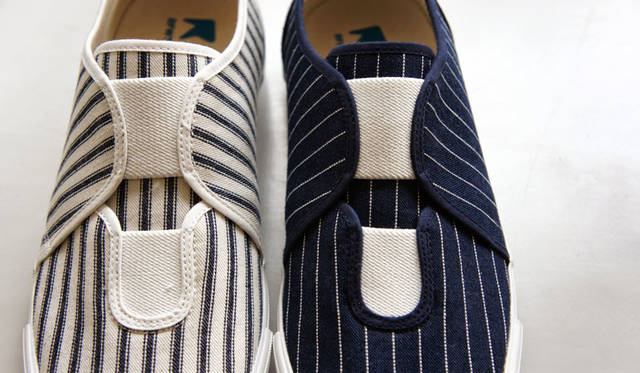 <strong>RFW｜アールエフダブリュー</strong><br />2015-16年秋冬コレクション　「SANDWICH FLEX-LO SLIPON（サンドイッチ フレックス ロー スリッポン）」各1万1880円