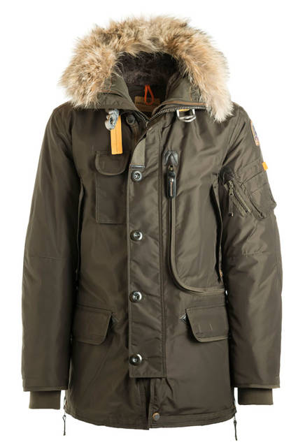 <strong>PARAJUMPERS｜パラジャンパーズ</strong><br />2015-16年秋冬コレクション　メンズ ミリタリーロングジャケット 2WAY 「Kodiak-man」13万1760円