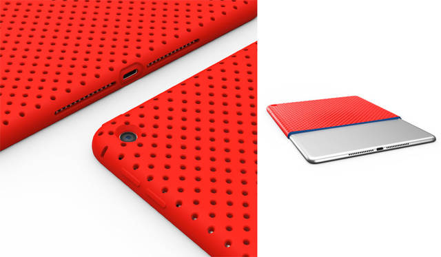 <strong>AndMesh｜アンドメッシュ</strong><br />iPad Air 2専用ケース「AndMesh Mesh Case for iPad Air 2」　背面のウエーブ構造