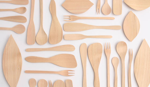 <strong>PASS THE BATON｜パスザバトン</strong><br />「PASS THE BATON KYOTO GION（パスザバトン京都祇園店）」　中川木工芸　比良工房×PASS THE BATON「Natural-born-cutlery」1944円～3564円