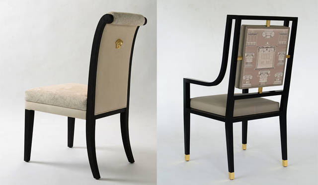 <strong>VERSACE｜ヴェルサーチ</strong><br />「VERSACE HOME 銀座店」　家具コレクション「Via Gesù Chair」