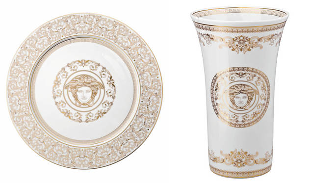 <strong>VERSACE｜ヴェルサーチ</strong><br />「VERSACE HOME 銀座店」　2014年に発表されたテーブルウェア「medusa gala」