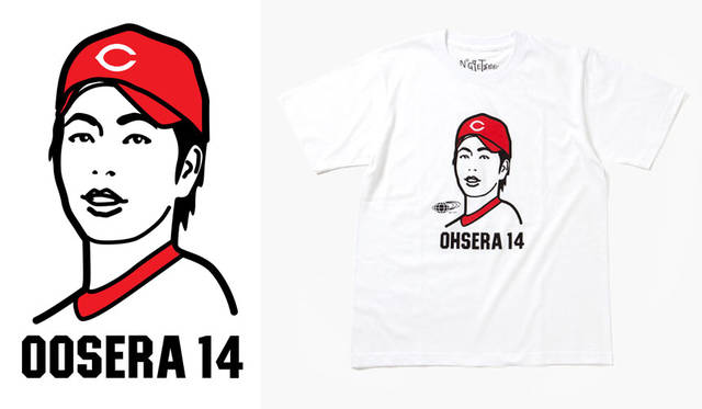 <strong>BEAMS｜ビームス</strong><br />ビームス×広島東洋カープ×NuGgETEE 「OHSERA 14」（S、M、L、XL）6480円