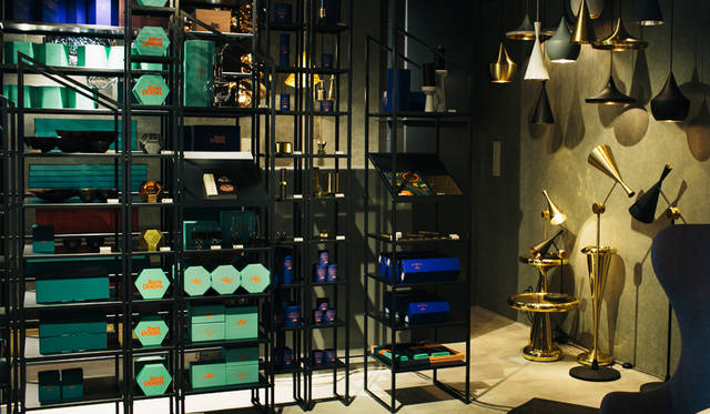 青山通りに面した「TOM DIXON SHOP」。2015年7月、日本初出店を果たした