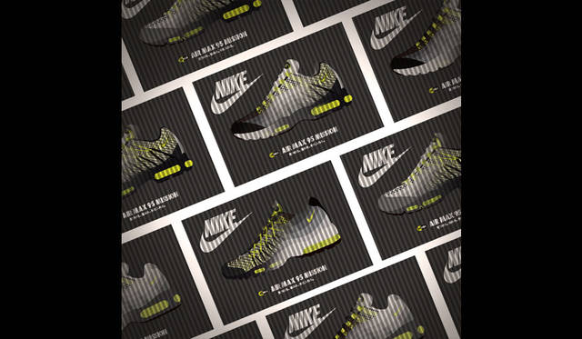 <strong>NIKE SPORTSWEAR｜ナイキ スポーツウェア</strong><br />スマートフォンを使った参加型イベント「AIR MAX 95 MISSION」　10モデル獲得者全員「 オリジナル・レンチキュラーステッカー」