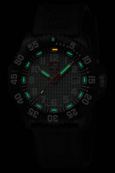 <strong>25TH ANNIVERSARY 3050 SERIES </strong><br />ケース｜PCカーボン<br />直径｜44mm<br />ムーブメント｜クォーツ<br />ブレスレット｜ラバー<br />防水｜200m<br />価格｜4万8600円<br />