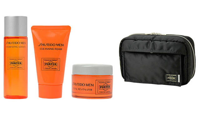 <strong>SHISEIDO｜シセイドウ</strong><br />「SHISEIDO MEN TOTAL GROOMING BOX」　鮮やかなインディアンオレンジを採用したオリジナルパッケージ