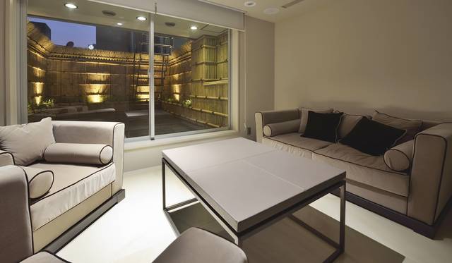 日本庭園をテーマにした9階のVIPルーム