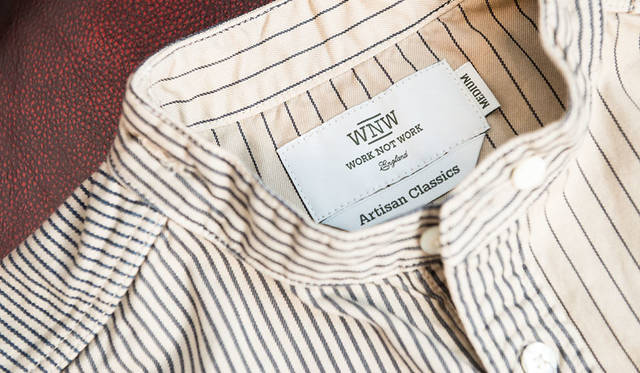 <strong>WORK NOT WORK｜ワーク ノット ワーク</strong><br />「ダズル迷彩」は、対照色で描かれた複雑な幾何学模様で構成された模様で、ワークノット ワークではジャケットも登場する