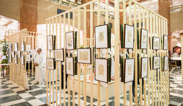 <strong>MITSUKOSHI｜日本橋三越本店</strong><br />三越アート＆クリエーション「北斎漫画の世界へようこそ」　「北斎漫画」の作品（江戸摺稀少本）が80点あまり展示・販売