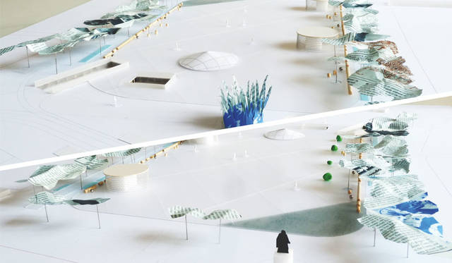 佐藤研也 《アントワープの広場の再生計画/drfwd projects》2015