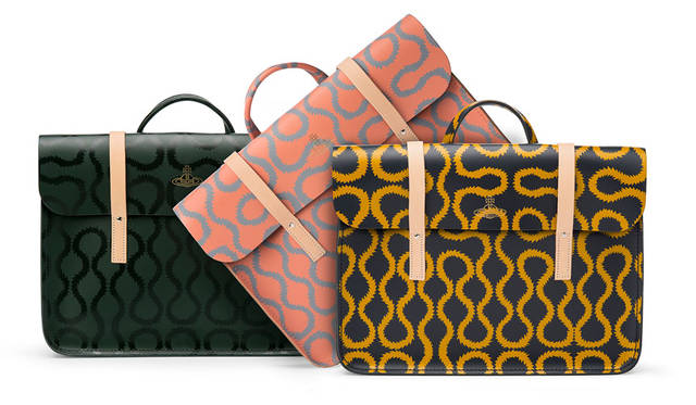 <strong>Vivienne Westwood｜ヴィヴィアン・ウエストウッド</strong><br />「Vivienne Westwood×The Cambridge Satchel Company」コラボレーションバッグ　「ミュージックバッグ」 各8万5320円
