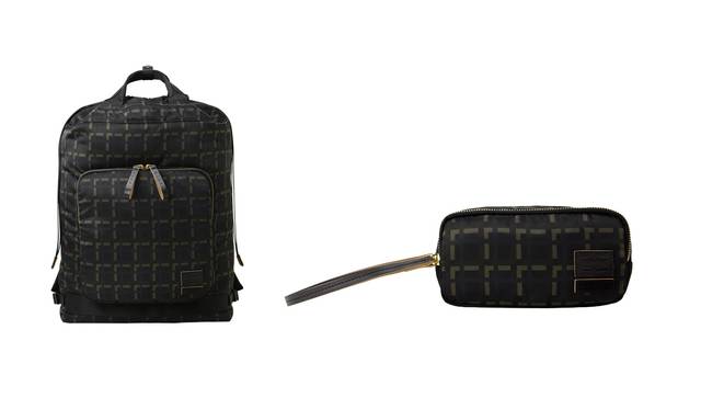 MARNI×PORTER第6弾「FLEX COLLECTION」<br />（左から）2WAY BACKPACK  7万2360円、W ZIP POUCH M size 2万7000円