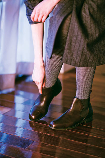 <strong>ODETTE E ODILE｜オデット エ オディール</strong><br />2015年秋冬シーズン　Short Boots：Odette e Odile 2万5920円（8月入荷）