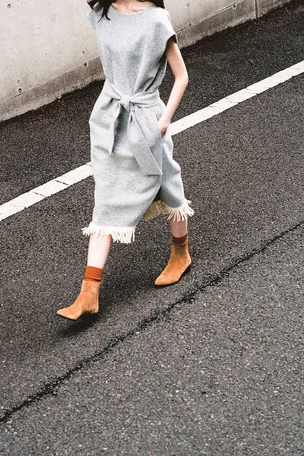 <strong>ODETTE E ODILE｜オデット エ オディール</strong><br />2015年秋冬シーズン　Short Boots：Odette e Odile 3万3480円（8月入荷）