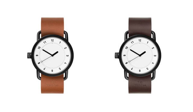 <strong>TID Watches｜ティッド ウォッチズ</strong><br />「TID No.1 White」各3万240円　ケース｜ステンレススティール（ブラックIP）　直径｜40mm　ムーヴメント｜日本製クォーツ　ストラップ｜レザーストラップ　防水｜5気圧