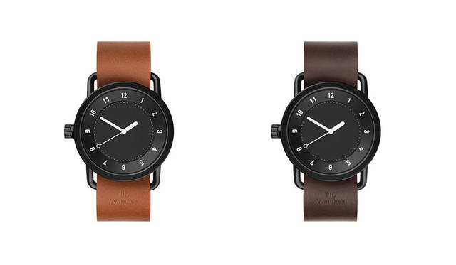<strong>TID Watches｜ティッド ウォッチズ</strong><br />「TID No.1 Black」各3万240円　ケース｜ステンレススティール（ブラックIP）　直径｜40mm　ムーヴメント｜日本製クォーツ　ストラップ｜レザーストラップ　防水｜5気圧