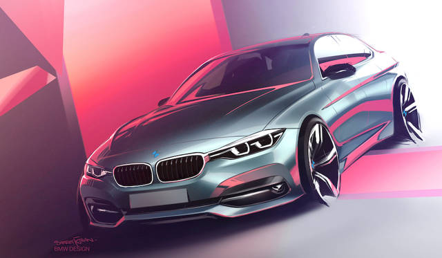 新型3シリーズのデザインスケッチ