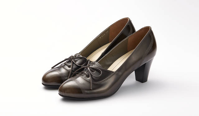 <strong>WOMEN'S</strong>／写真27のカーキ色のタイプ。大人の女性を感じさせる落ち着いた色合い。リーガルの専門店「REGAL SHOES」限定。1万8360円