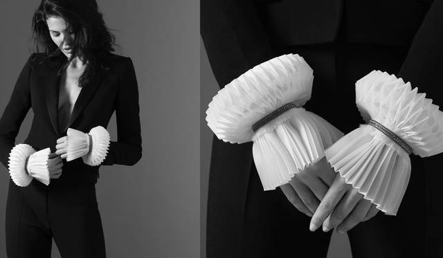 <strong>TOYO KITCHEN STYLE｜トーヨーキッチンスタイル</strong><br />シャツカフ（付け袖）ブランド「Catherine Osti（キャサリン・オスティ）」　