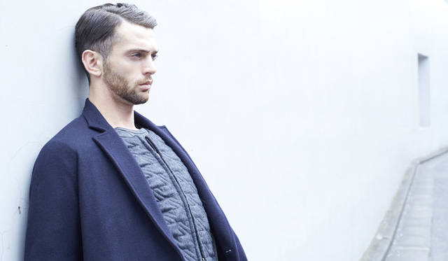 <strong>Bernabeu｜ベルナベウ</strong><br /><strong>2015-16年 秋冬コレクション</strong>　Coat 6万7500円、Blouson 4万5360円