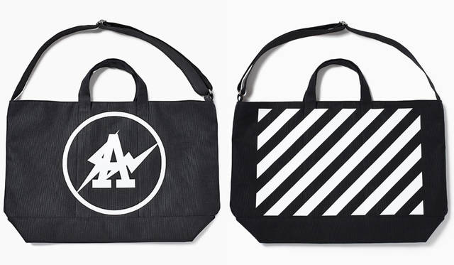 <strong>the POOL aoyama｜ザ・プール青山</strong><br />「OFF-BLACK ℅ VIRGIL ABLOH（オフ-ブラック ℅ ヴァージル アブロー）」　TOTEBAG（BLACK）8万5320円