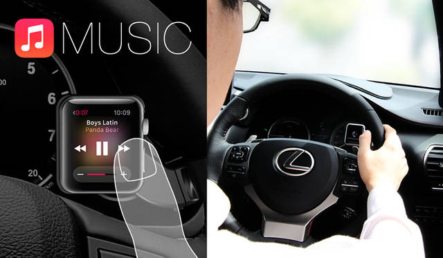 <strong>Beat-Sonic｜ビートソニック</strong><br />「Oh-Thumb（オーサム）」ステアリング用アップルウォッチホルダー